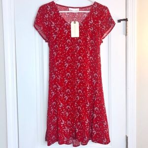 Sienna Sky 90s Y2K Floral Button Down Boho Dress